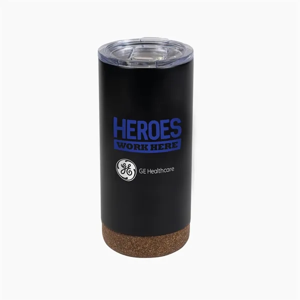 Cork Bottom 16oz Stainless Steel Vacuum Tumbler - Cork Bottom 16oz Stainless Steel Vacuum Tumbler - Image 0 of 5