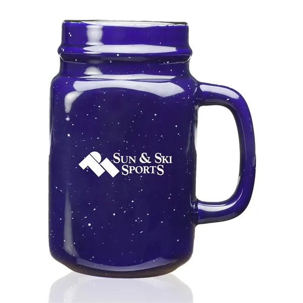 16 oz. Savannah Speckle Ceramic Mason Jars - 16 oz. Savannah Speckle Ceramic Mason Jars - Image 3 of 8