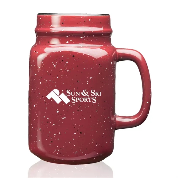 16 oz. Savannah Speckle Ceramic Mason Jars - 16 oz. Savannah Speckle Ceramic Mason Jars - Image 1 of 8