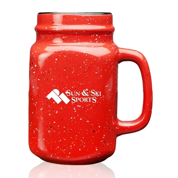 16 oz. Savannah Speckle Ceramic Mason Jars - 16 oz. Savannah Speckle Ceramic Mason Jars - Image 2 of 8