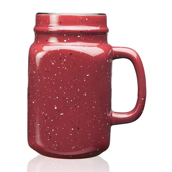16 oz. Savannah Speckle Ceramic Mason Jars - 16 oz. Savannah Speckle Ceramic Mason Jars - Image 6 of 8