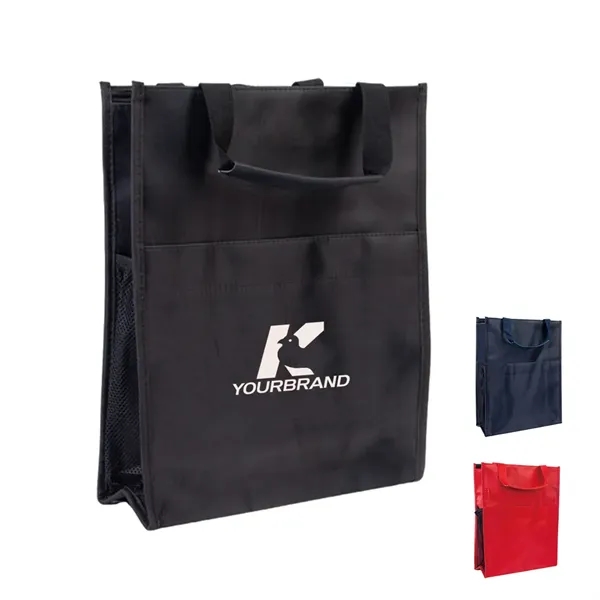 Large capacity multi-purpose portable zipper document bag - Large capacity multi-purpose portable zipper document bag - Image 0 of 4