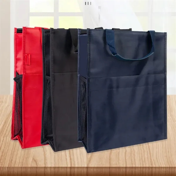 Large capacity multi-purpose portable zipper document bag - Large capacity multi-purpose portable zipper document bag - Image 4 of 4