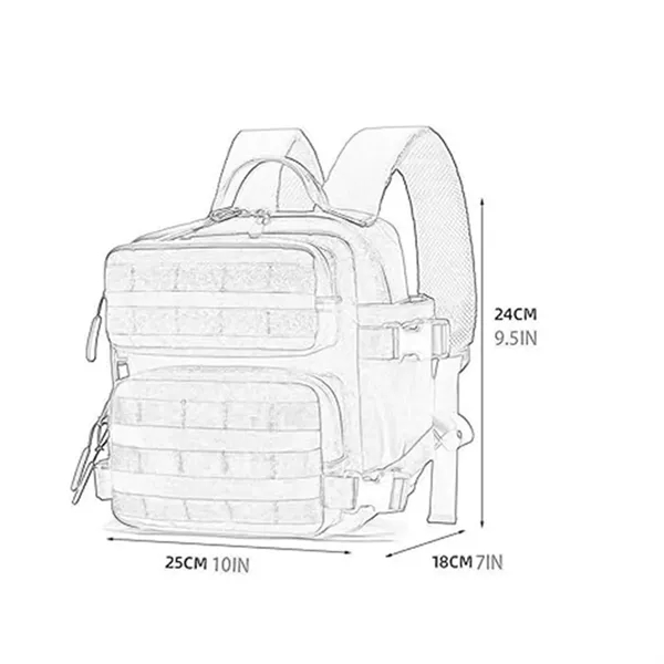 Multifunctional Tactical Fitness Mountaineering Backpack - Multifunctional Tactical Fitness Mountaineering Backpack - Image 1 of 4