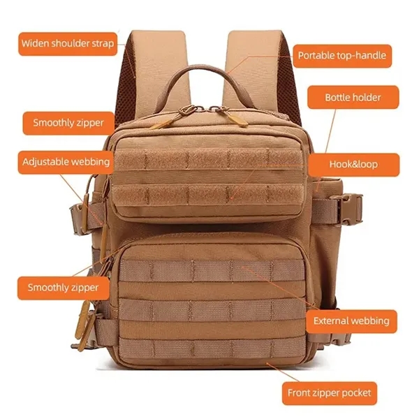 Multifunctional Tactical Fitness Mountaineering Backpack - Multifunctional Tactical Fitness Mountaineering Backpack - Image 2 of 4