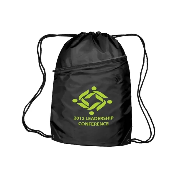 Custom Zippered Sling Bag W/Grommet