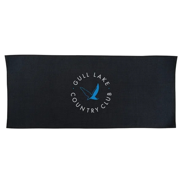 Custom Caddy Waffle Weave Golf Towel