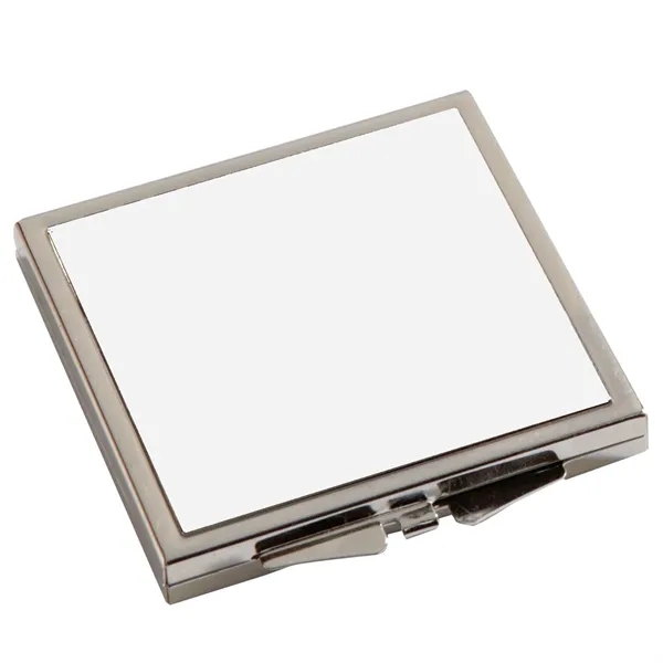 Square Metal Compact Mirror - Square Metal Compact Mirror - Image 0 of 1