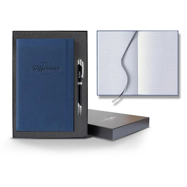 Tucson Banded Medio Lined White Page Journal Gift Set - Tucson Banded Medio Lined White Page Journal Gift Set - Image 3 of 4