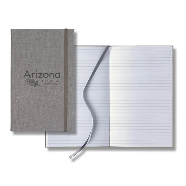Linen Banded Medio Lined White Page Journal - Linen Banded Medio Lined White Page Journal - Image 2 of 4