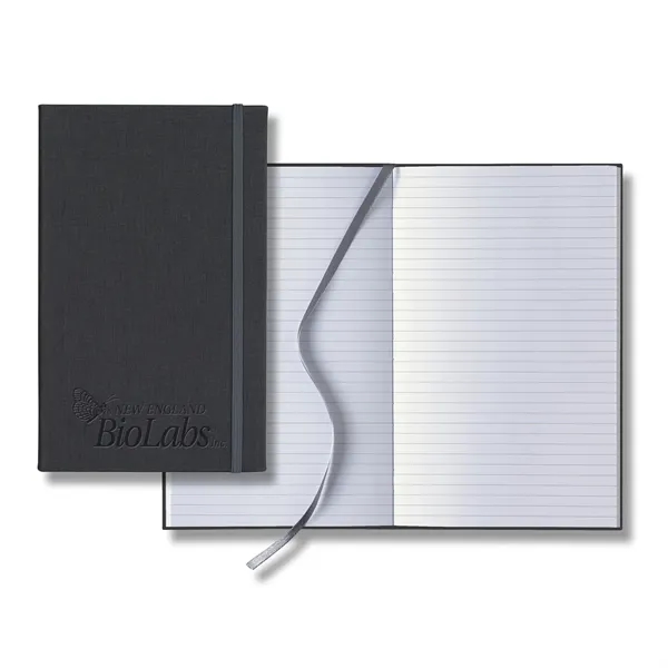 Linen Banded Medio Lined White Page Journal - Linen Banded Medio Lined White Page Journal - Image 4 of 4