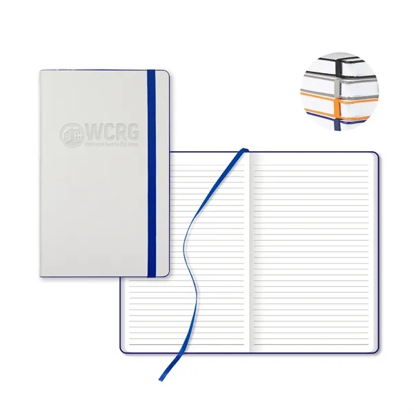 White Laser Medio Lined White Page Journal - White Laser Medio Lined White Page Journal - Image 2 of 5