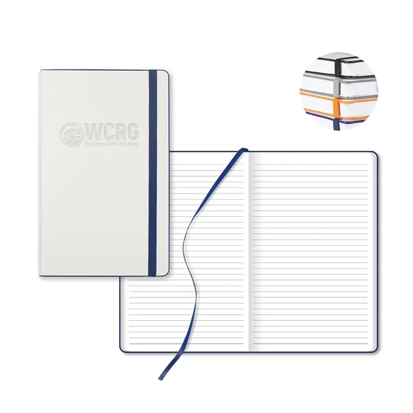 White Laser Medio Lined White Page Journal - White Laser Medio Lined White Page Journal - Image 3 of 5