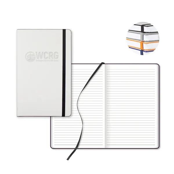 White Laser Medio Lined White Page Journal - White Laser Medio Lined White Page Journal - Image 5 of 5