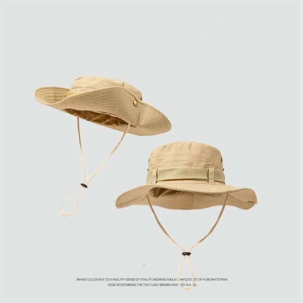 Sun Protection Floppy Visor Bucket Hat - Sun Protection Floppy Visor Bucket Hat - Image 1 of 9