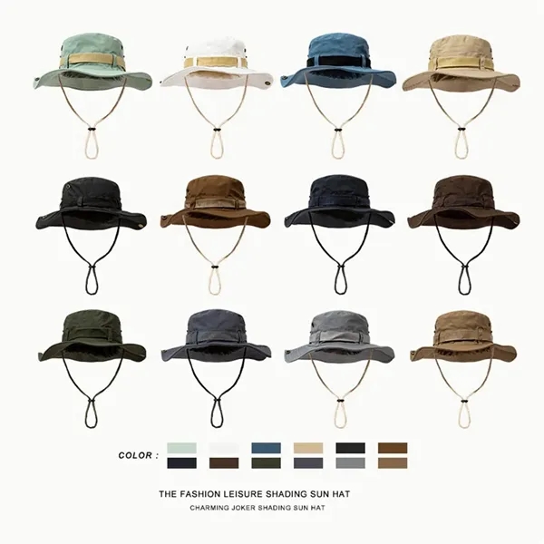 Sun Protection Floppy Visor Bucket Hat - Sun Protection Floppy Visor Bucket Hat - Image 5 of 9
