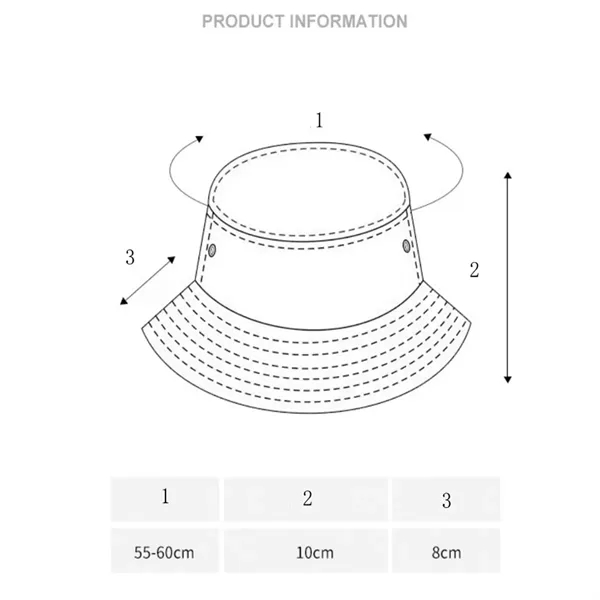 Sun Protection Floppy Visor Bucket Hat - Sun Protection Floppy Visor Bucket Hat - Image 6 of 9