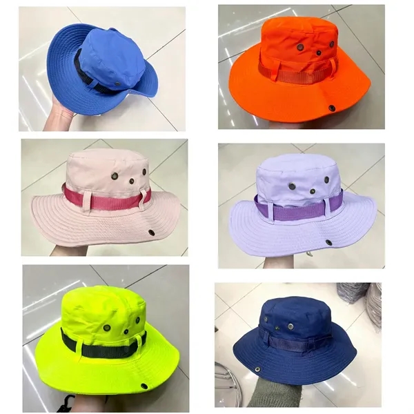 Sun Protection Floppy Visor Bucket Hat - Sun Protection Floppy Visor Bucket Hat - Image 8 of 9