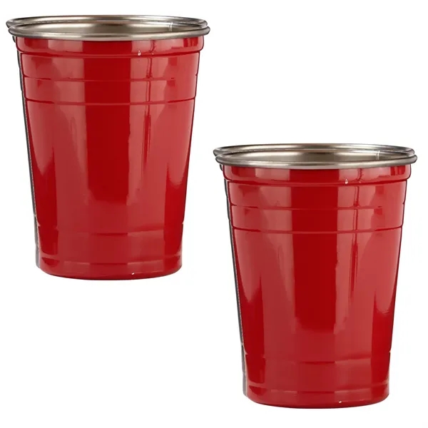 16 Oz Stainles Steel Party Cup - 16 Oz Stainles Steel Party Cup - Image 2 of 3