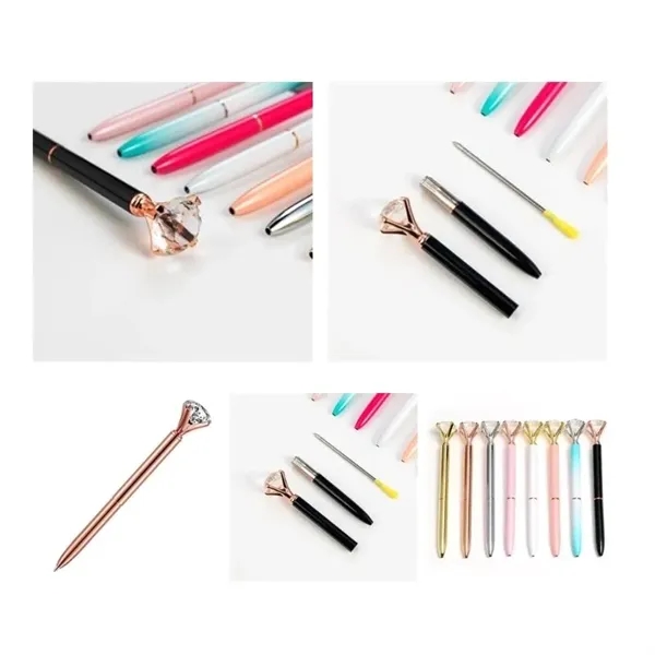21 Colors Big Diamond Crystal Pen - 21 Colors Big Diamond Crystal Pen - Image 0 of 0