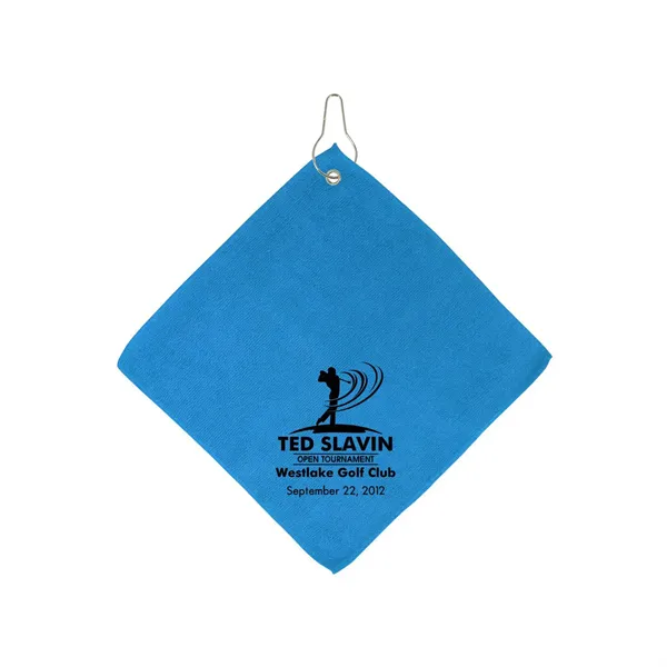 Microfiber Golf Towel W/Hook - Microfiber Golf Towel W/Hook - Image 0 of 7