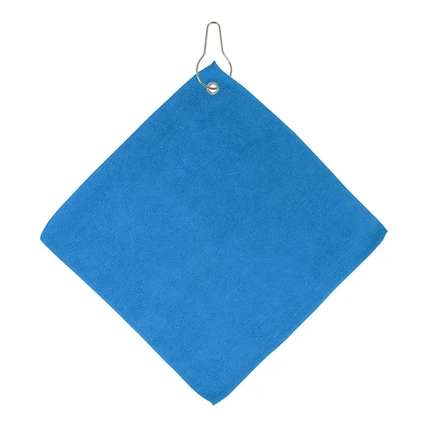Microfiber Golf Towel W/Hook - Microfiber Golf Towel W/Hook - Image 4 of 7