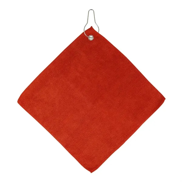 Microfiber Golf Towel W/Hook - Microfiber Golf Towel W/Hook - Image 6 of 7