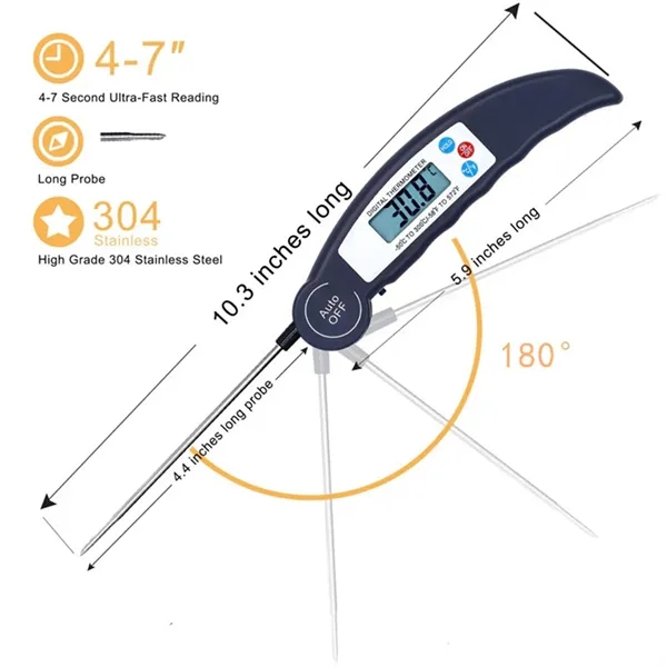 Digital Meat Thermometer - Digital Meat Thermometer - Image 1 of 5