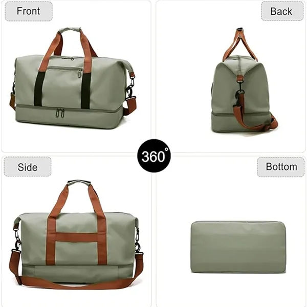 Dry wet separation hand-held crossbody fitness  luggage bag - Dry wet separation hand-held crossbody fitness  luggage bag - Image 3 of 4