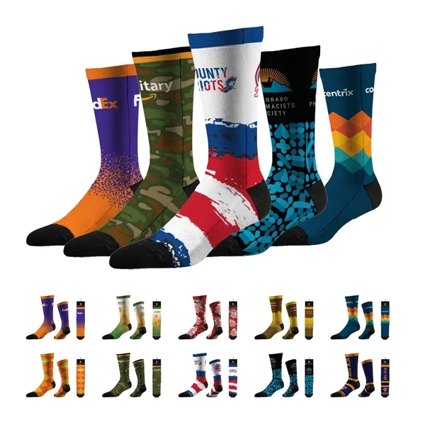 Saver Full Sublimation Sock - Saver Full Sublimation Sock - Image 0 of 1