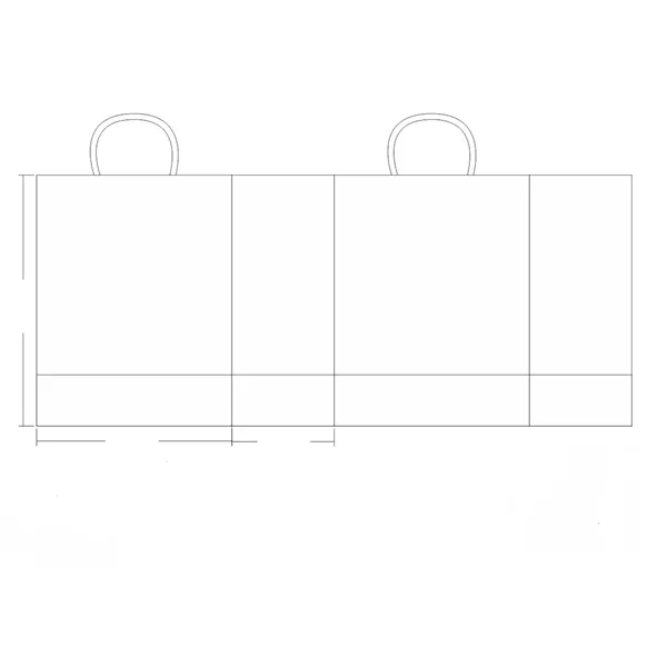 Recycling Kraft Paper Tote Bag - Recycling Kraft Paper Tote Bag - Image 1 of 4