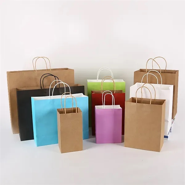 Recycling Kraft Paper Tote Bag - Recycling Kraft Paper Tote Bag - Image 3 of 4