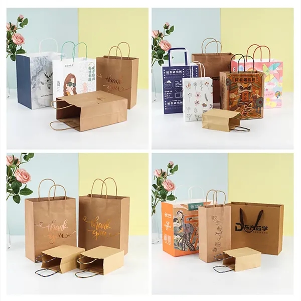 Recycling Kraft Paper Tote Bag - Recycling Kraft Paper Tote Bag - Image 4 of 4