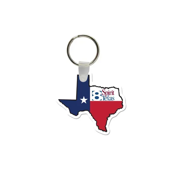 State Shaped USA Made Vinyl Keychain - State Shaped USA Made Vinyl Keychain - Image 0 of 0