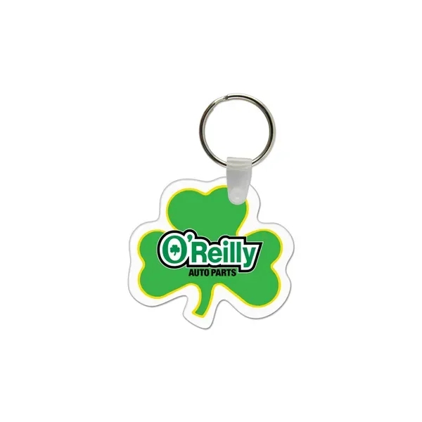 Shamrock Shaped USA Made Vinyl Keychain - Shamrock Shaped USA Made Vinyl Keychain - Image 0 of 0