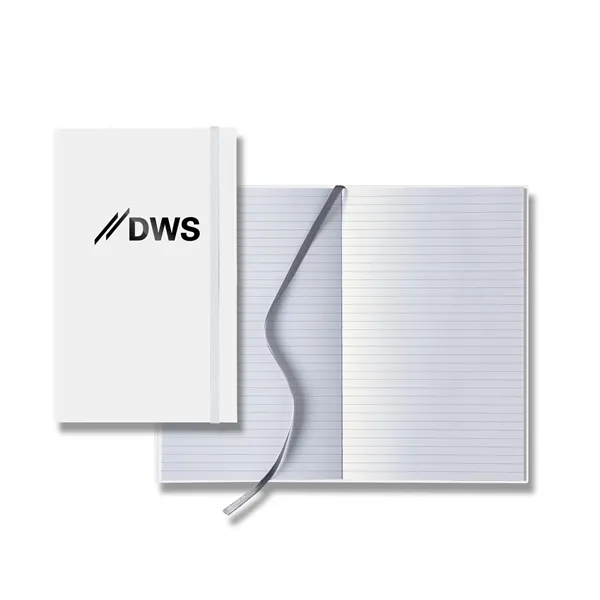 Custom Matra Banded Medio Lined White Page Journal