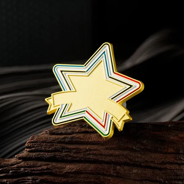 Custom Full Color Star Name Badges