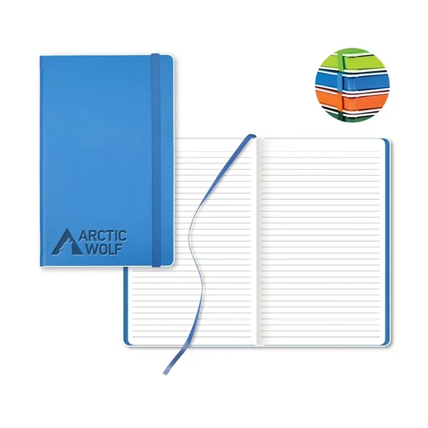 Custom Color Laser Medio Lined White Page Journal