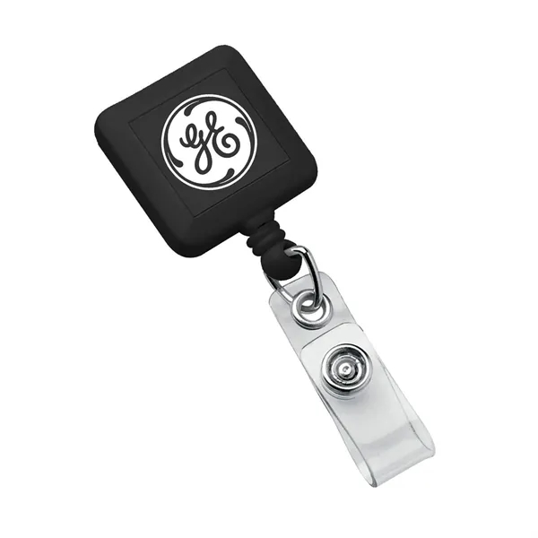 Custom Square Retractable Badge Holder