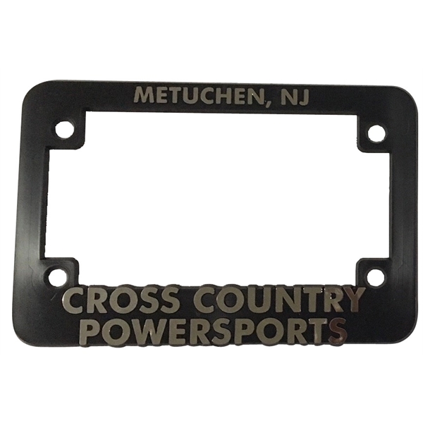 Motorcycle License plate frames in raised 3D logo BNoticed ...