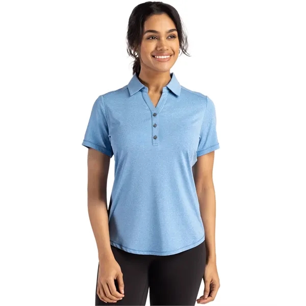 Cutter & Buck Forge Eco Stretch Recycled Womens Short Sle... - Cutter & Buck Forge Eco Stretch Recycled Womens Short Sle... - Image 21 of 29