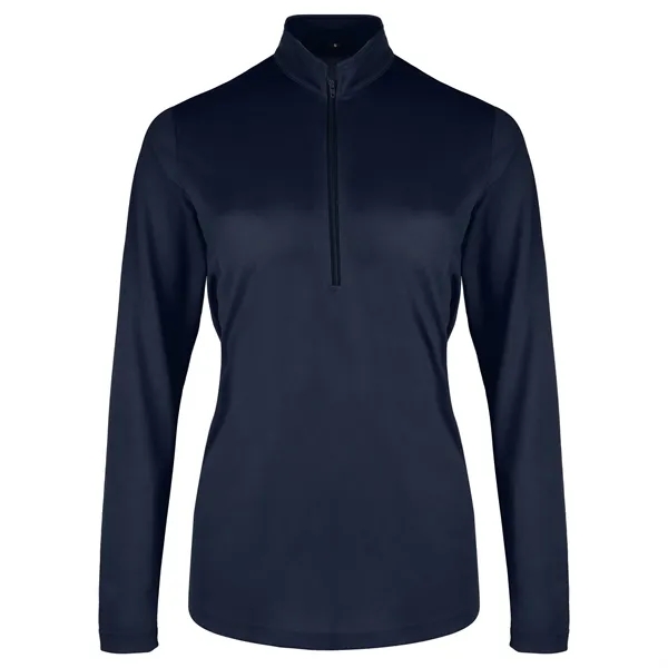 Ladies UV Micro Mesh Quarter Zip Pullover - Ladies UV Micro Mesh Quarter Zip Pullover - Image 3 of 6