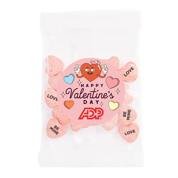 1/2 oz. Snack Pack - Imprinted Conversation Hearts - 1/2 oz. Snack Pack - Imprinted Conversation Hearts - Image 0 of 2