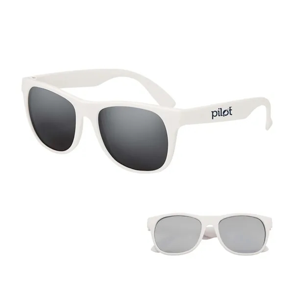 Rubberized Mirrored Sunglasses - Rubberized Mirrored Sunglasses - Image 4 of 5