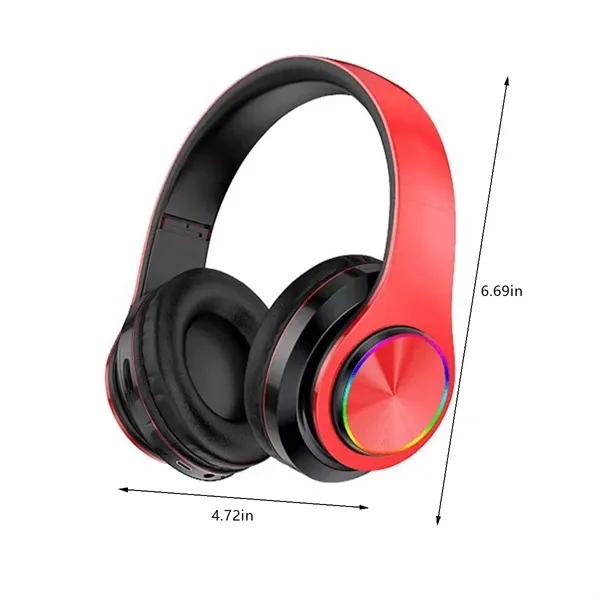 Foldable Long Playtime Head-Mounted Wireless Headphone - Foldable Long Playtime Head-Mounted Wireless Headphone - Image 1 of 4
