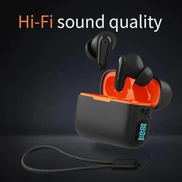 Sports Digital Display Wireless Bluetooth In-Ear Headphones - Sports Digital Display Wireless Bluetooth In-Ear Headphones - Image 4 of 5