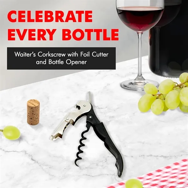 Chef Craft Select Waiters Corkscrew Bottle Opener - Chef Craft Select Waiters Corkscrew Bottle Opener - Image 1 of 2