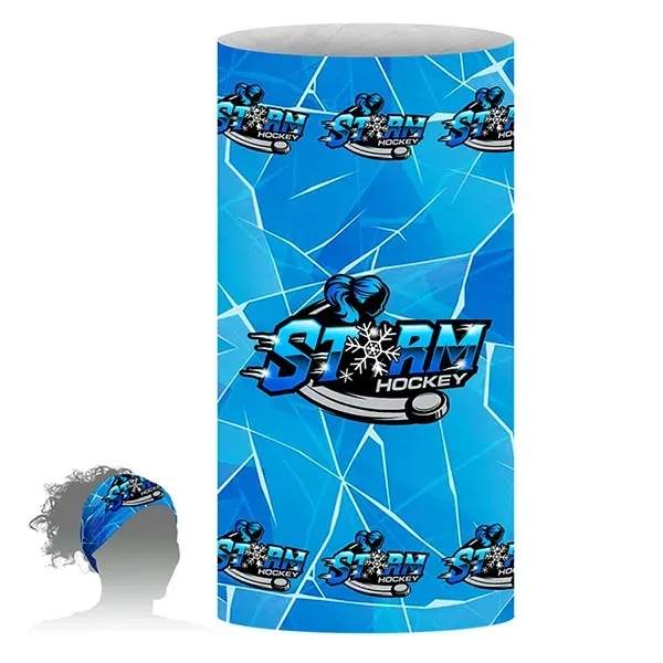 Custom Full Color Sublimation" Multi-Functional Gaiter & Headwear