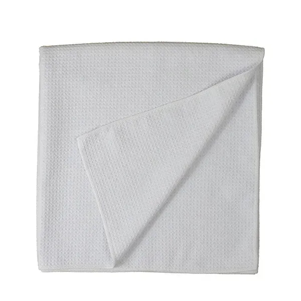 30" x 60" Full Color Recycled RPET Waffle Weave Sand Free Be - 30" x 60" Full Color Recycled RPET Waffle Weave Sand Free Be - Image 10 of 12