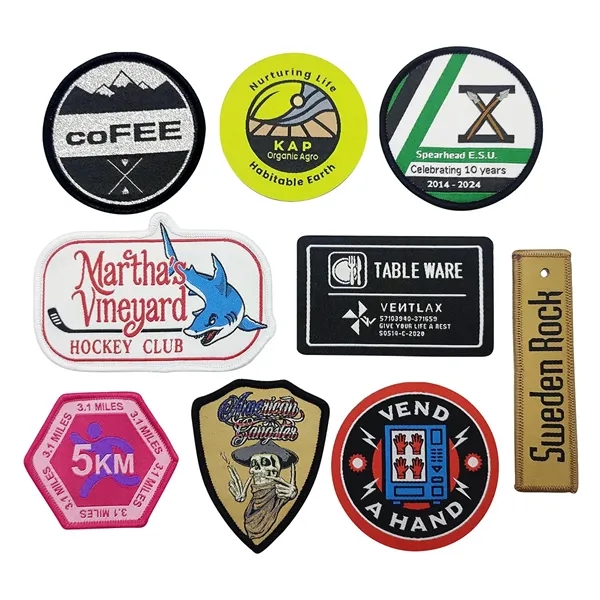 Custom Woven or Embroidery Patches - Custom Woven or Embroidery Patches - Image 0 of 2